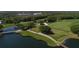 Aerial view of golf course with water features and landscaping at 4838 88Th E St, Bradenton, FL 34211