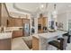 Spacious kitchen featuring stainless steel appliances and light wood cabinets at 4838 88Th E St, Bradenton, FL 34211