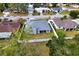 Aerial view of house and backyard at 5117 19Th E Ln, Bradenton, FL 34203