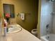 Clean bathroom with a single vanity and bathtub at 5327 Glen Echo Ave, Sarasota, FL 34234