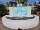 Tri-Par Estates community entrance with fountain at 5327 Glen Echo Ave, Sarasota, FL 34234