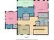 Second floor plan showing Primary bedroom, bath, and media room at 550 Yardarm Ln, Longboat Key, FL 34228