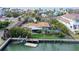 Aerial view of house near waterway and beach at 5830 Gulf Of Mexico Dr, Longboat Key, FL 34228