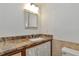 Bathroom with granite countertop and single sink at 631 43Rd Street W Blvd, Palmetto, FL 34221