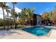 Inviting pool and spa with a basketball court nearby at 631 43Rd Street W Blvd, Palmetto, FL 34221