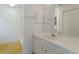 Bathroom with single sink vanity and access to shower at 6424 18Th E Ave, Bradenton, FL 34208