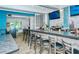 Modern restaurant bar with granite top at 7575 Quinto Dr, Sarasota, FL 34238