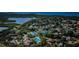 Community overview, showcasing waterfront location at 1003 Lake Avoca Dr, Tarpon Springs, FL 34689