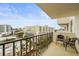 Relax on this balcony overlooking the cityscape at 101 S Gulfstream Ave # 12C, Sarasota, FL 34236