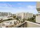 Enjoy city views from this private balcony at 101 S Gulfstream Ave # 12C, Sarasota, FL 34236