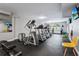 Well-equipped fitness center with cardio and strength training machines at 101 S Gulfstream Ave # 12C, Sarasota, FL 34236