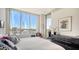 Spacious bedroom with city views and access to balcony at 111 S Pineapple Ave # 1006, Sarasota, FL 34236