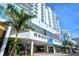 Modern building exterior with parking garage at 111 S Pineapple Ave # 1006, Sarasota, FL 34236