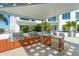 Outdoor grilling station with stainless steel appliances at 111 S Pineapple Ave # 1006, Sarasota, FL 34236