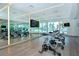 Bright spin studio with multiple bikes and large mirrors at 111 S Pineapple Ave # 1006, Sarasota, FL 34236