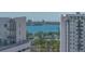 Stunning water view of marina and cityscape at 111 S Pineapple Ave # 1006, Sarasota, FL 34236