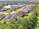 Aerial view of the house and surrounding neighborhood at 12654 Harney St, Venice, FL 34293