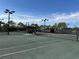 Well-maintained tennis courts with ample space at 12826 Sorrento Way, Bradenton, FL 34211