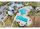 Community pool with lap lanes and surrounding lounge area at 13262 Jeter Creek Dr, Riverview, FL 33579