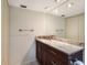 Bathroom with granite countertop and shower at 1479 Landings Cir # 41, Sarasota, FL 34231