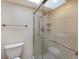 Bathroom with a glass shower and updated fixtures at 1479 Landings Cir # 41, Sarasota, FL 34231