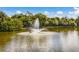 Pond with a water fountain feature at 1479 Landings Cir # 41, Sarasota, FL 34231