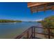 Scenic view from gazebo of calm water and boat at 1479 Landings Cir # 41, Sarasota, FL 34231