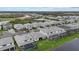 Aerial view of community, showcasing lakefront homes at 16439 Slate Pl, Bradenton, FL 34211