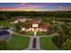 Aerial view of community clubhouse with pool at 3324 Big Sky Way, Lakewood Ranch, FL 34211