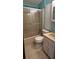 Clean bathroom with a tub/shower combo and a vanity with sink at 3333 26Th E Ave # 1150, Bradenton, FL 34208