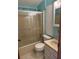 Clean bathroom with a tub/shower combo and a vanity with sink at 3333 26Th E Ave # 1150, Bradenton, FL 34208