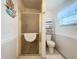 Simple bathroom with shower and toilet at 3333 26Th E Ave # 1155, Bradenton, FL 34208