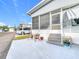 Steps leading to the entrance of a mobile home with potted plants at 3333 26Th E Ave # 1155, Bradenton, FL 34208