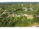 Aerial view of homes in a residential neighborhood at 3397 Dryden St, North Port, FL 34288