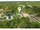 Aerial view showing a home's location in a neighborhood at 3397 Dryden St, North Port, FL 34288