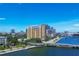 Aerial view of a luxury high-rise building near the water at 345 Bayshore Blvd # 706, Tampa, FL 33606