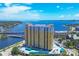 High-rise building on waterfront with city skyline and bridge at 345 Bayshore Blvd # 706, Tampa, FL 33606