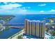 High-rise building with water and bridge views at 345 Bayshore Blvd # 706, Tampa, FL 33606