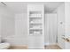 Clean bathroom with built-in shelving and bathtub at 345 Bayshore Blvd # 706, Tampa, FL 33606