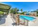 Inviting swimming pool with patio and umbrellas at 345 Bayshore Blvd # 706, Tampa, FL 33606