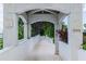 Covered walkway leading to the community pool at 345 Bayshore Blvd # 706, Tampa, FL 33606