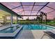 Enjoy sunset views from this private pool and spa at 3761 Founders Club Dr, Sarasota, FL 34240