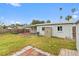 Large backyard with patio, shed, and fence at 4026 Indianapolis Ne St, St Petersburg, FL 33703