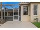 Backyard pool area with screened enclosure and access to the house at 4452 Mcintosh Lake Ave, Sarasota, FL 34233