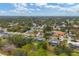 Wide aerial view of neighborhood and surrounding area at 5006 W Country Club Dr, Sarasota, FL 34243