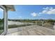 Spacious balcony overlooking waterfront with water access at 625 Jackson Way, Longboat Key, FL 34228