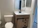 Bathroom with single vanity and toilet at 6329 Robin Cv, Lakewood Ranch, FL 34202