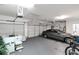 Two-car garage with overhead storage at 7117 River Club Blvd, Bradenton, FL 34202