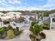 Aerial view of house and neighborhood, showcasing the property's location and community at 7716 Club Ln, Sarasota, FL 34238