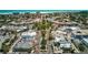 Aerial view of the city, featuring a roundabout and a tree lined median at 800 Benjamin Franklin Dr # 602, Sarasota, FL 34236